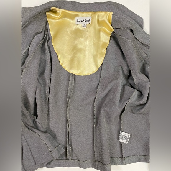 Danny  & Nicole Women’s Career Gray 100% Polyester 2 Piece Pants Suit Size 18 - Picture 13 of 16